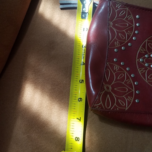 Red Purse with sliver studs - Picture 8 of 10